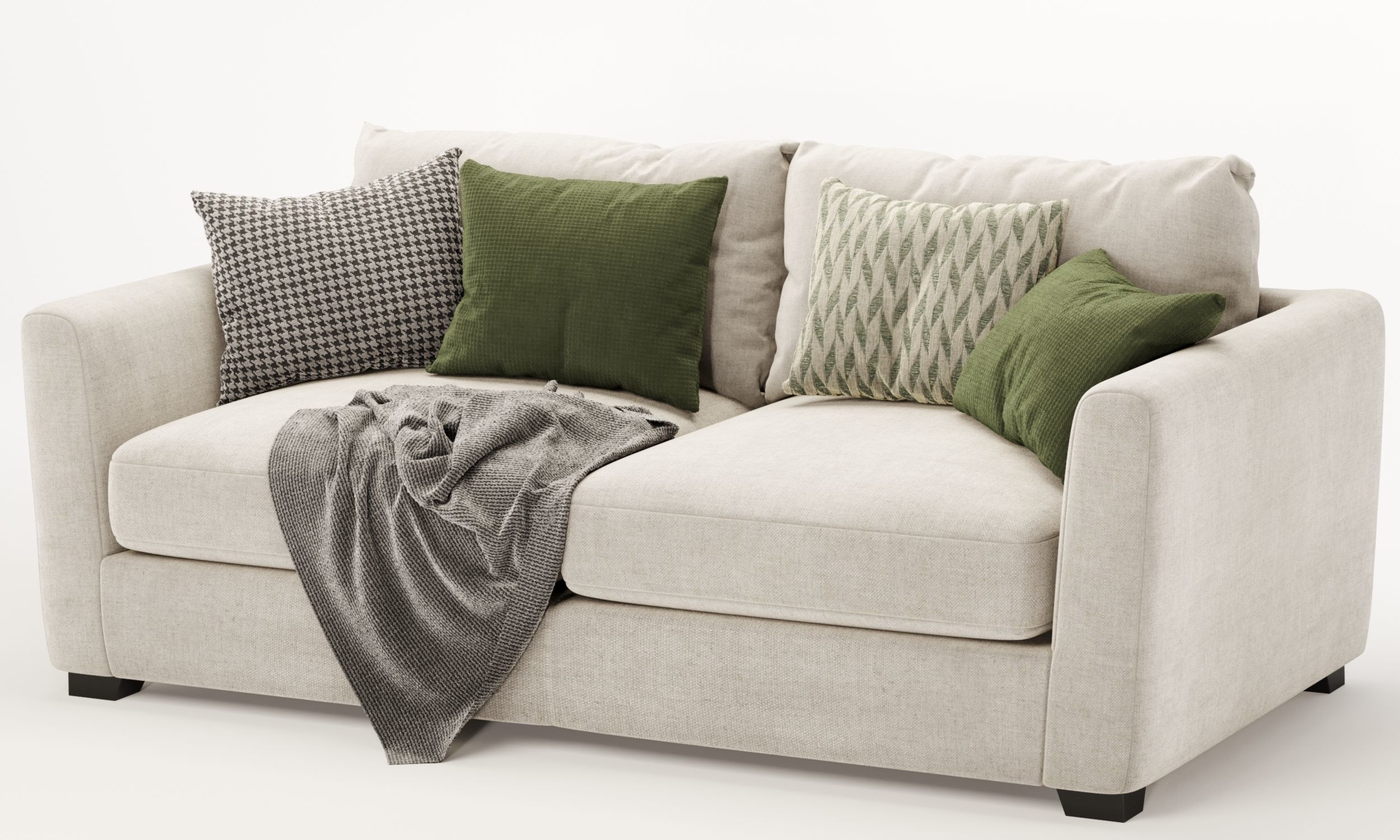 Metz 3 Seater Sofa 3D model_3