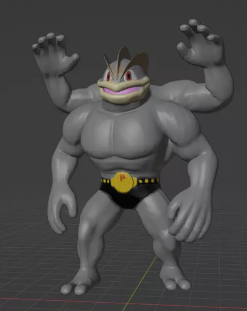 Machamp  3D print model_0