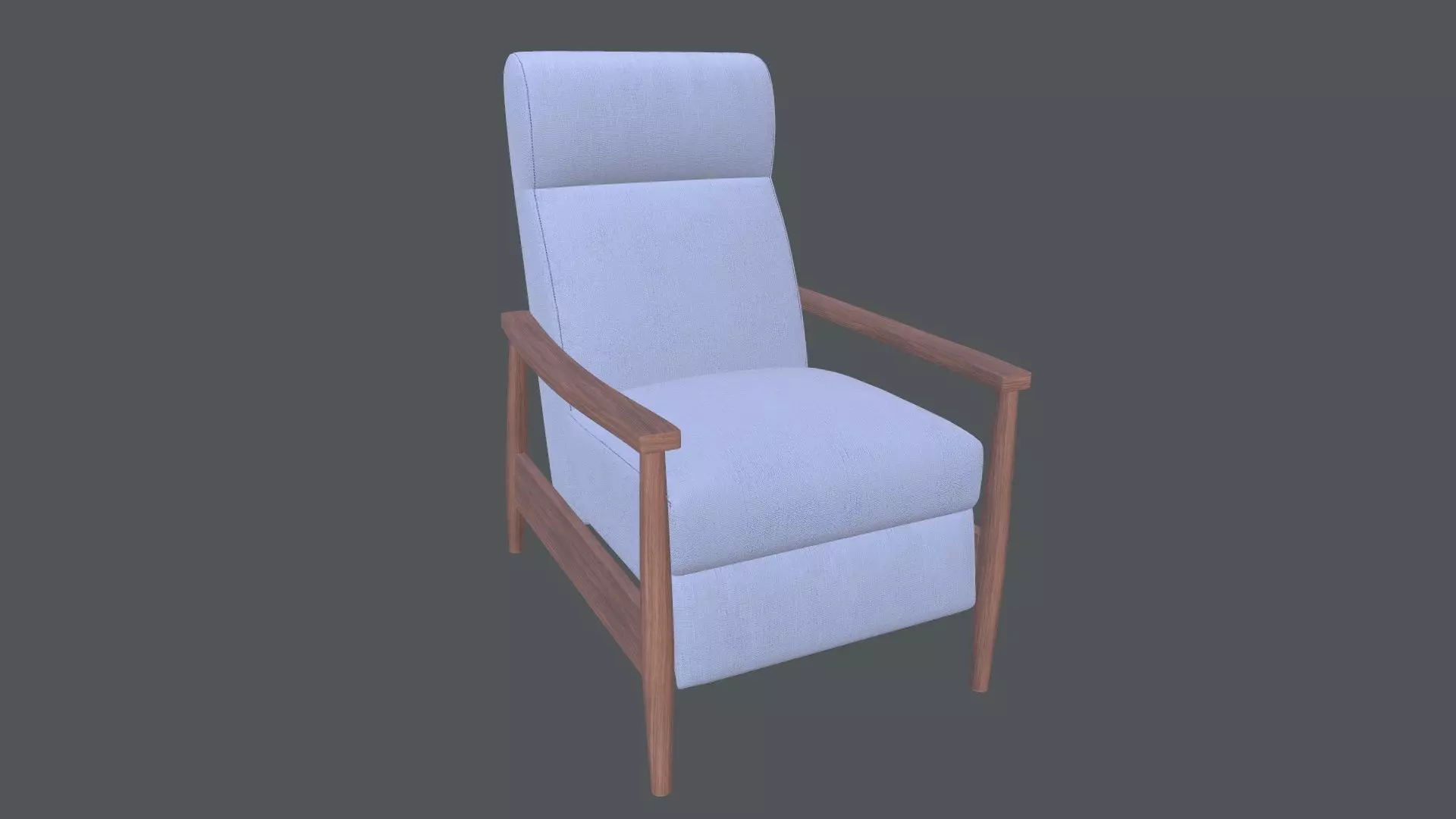 Coaster Push Back Recliner 3D model_0