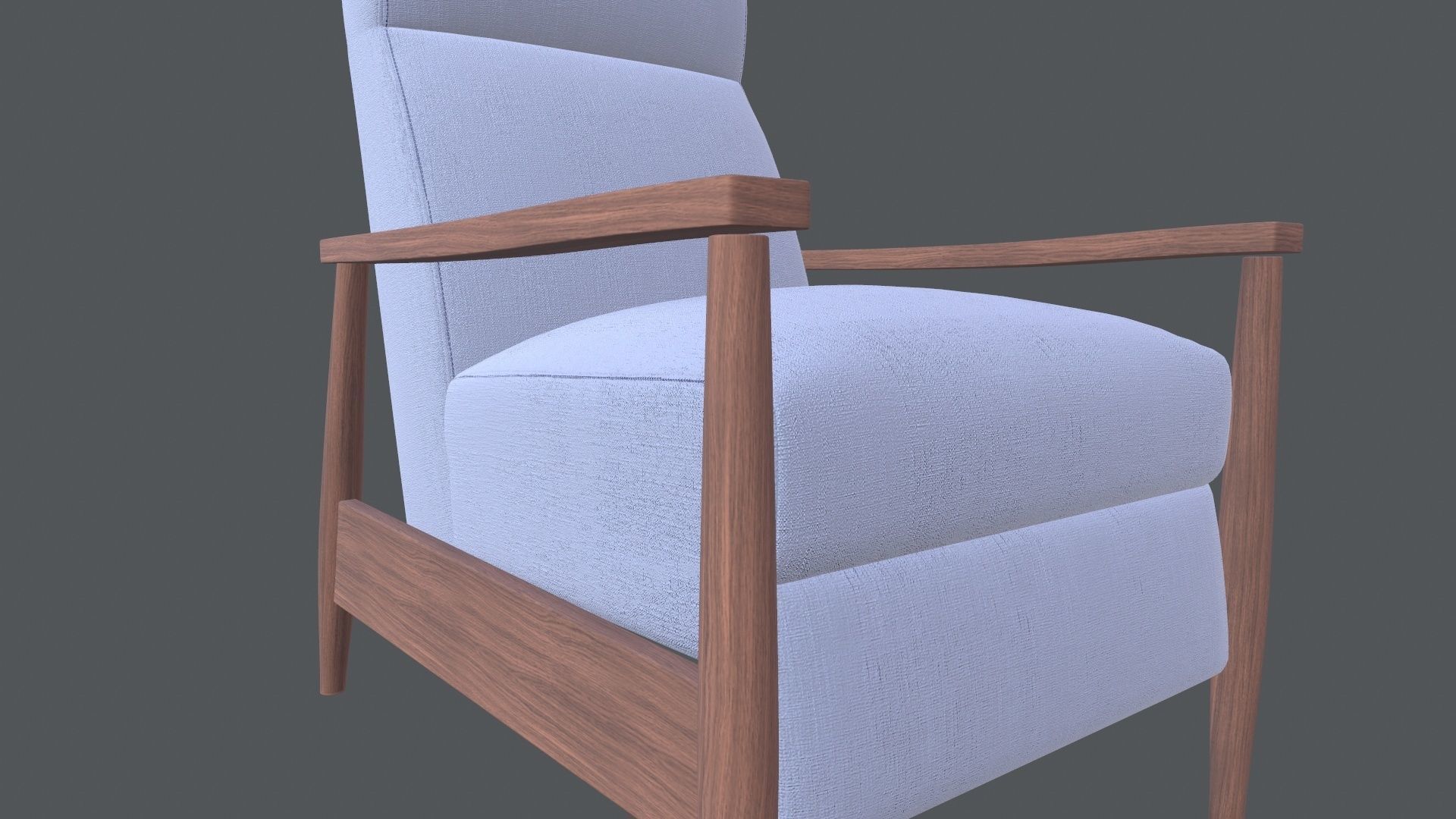 Coaster Push Back Recliner 3D model_8