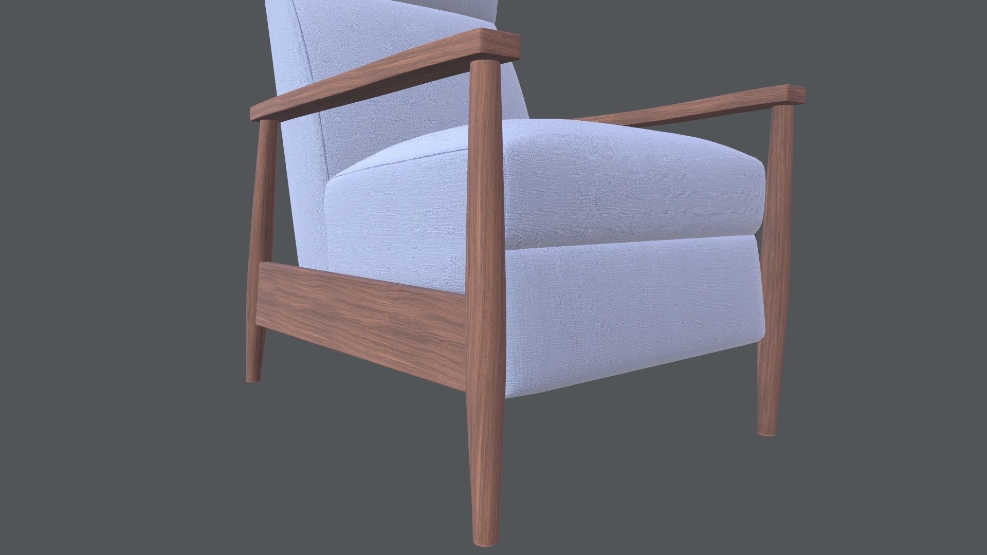 Coaster Push Back Recliner 3D model_9