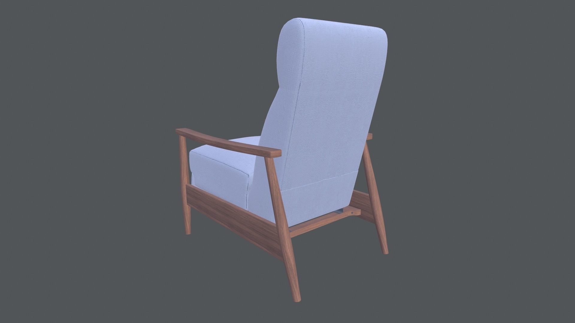 Coaster Push Back Recliner 3D model_4