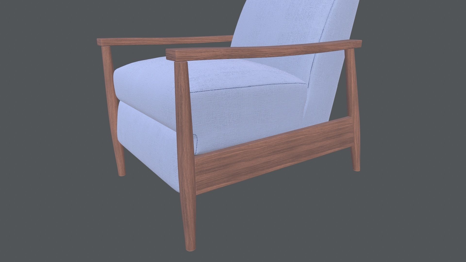 Coaster Push Back Recliner 3D model_10