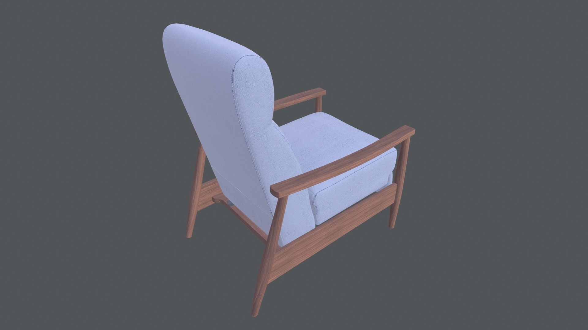 Coaster Push Back Recliner 3D model_6