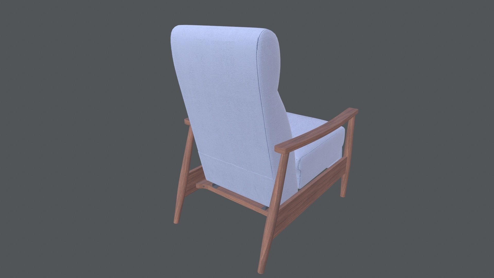 Coaster Push Back Recliner 3D model_14