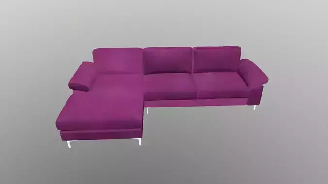 L Shape 5 Seater Velvet Luxury Sofa