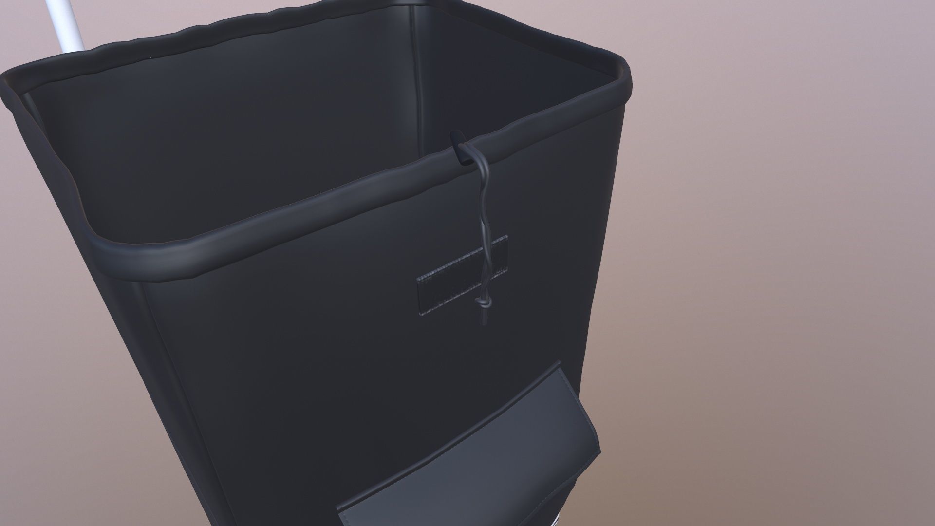 Shopping Trolley Bag Steel 3D model_11