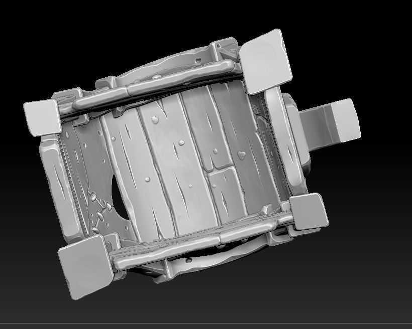 Small chest 3d print 3D print model_8