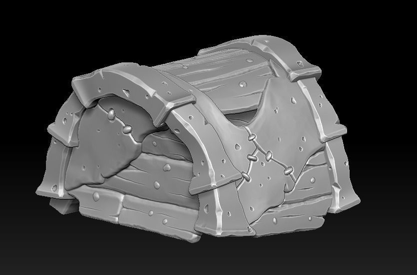 Small chest 3d print 3D print model_7