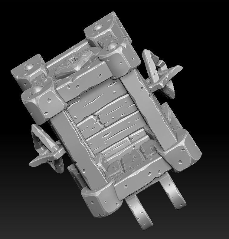 Small chest 3d print 3D print model_6