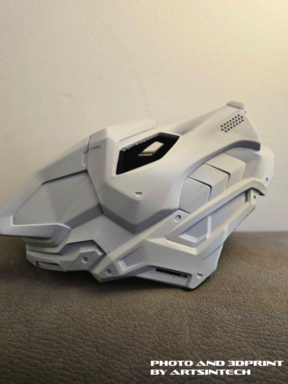 Neo Wolf - cosplay sci-fi mask - digital STL file for 3Dprinting 3D print model_12