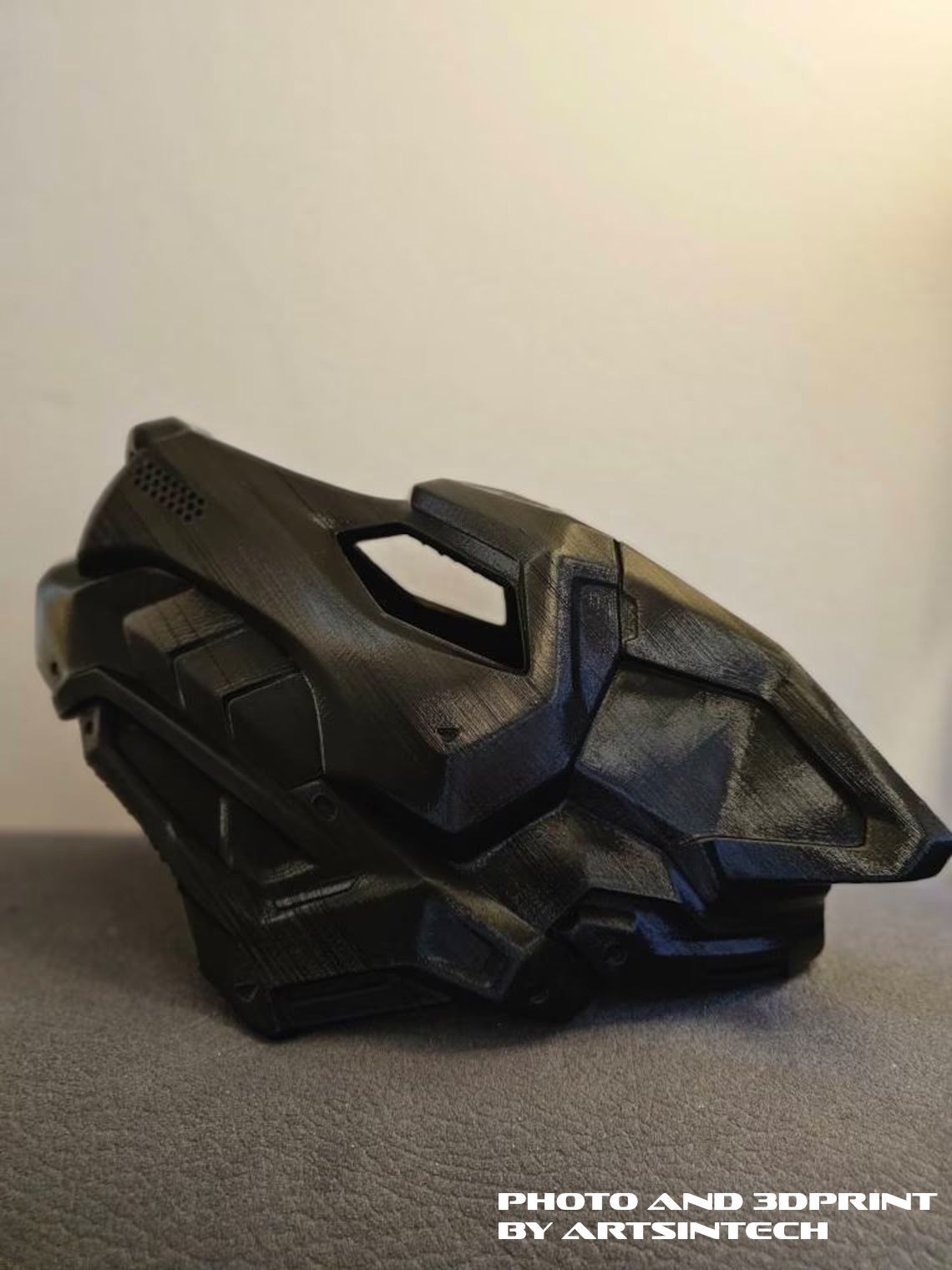 Neo Wolf - cosplay sci-fi mask - digital STL file for 3Dprinting 3D print model_10