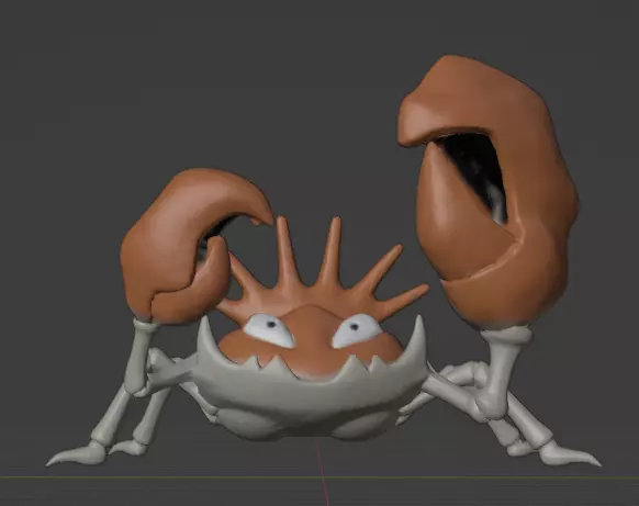 Kingler  3D print model_0