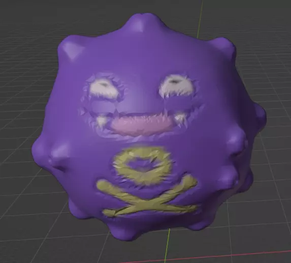 Koffing  3D print model_0