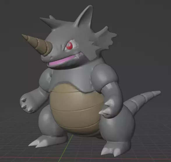 Rhydon 3D print model