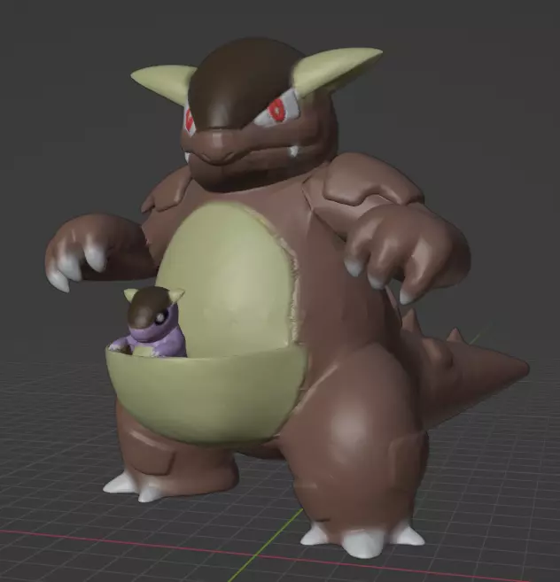 Kangaskhan 3D print model