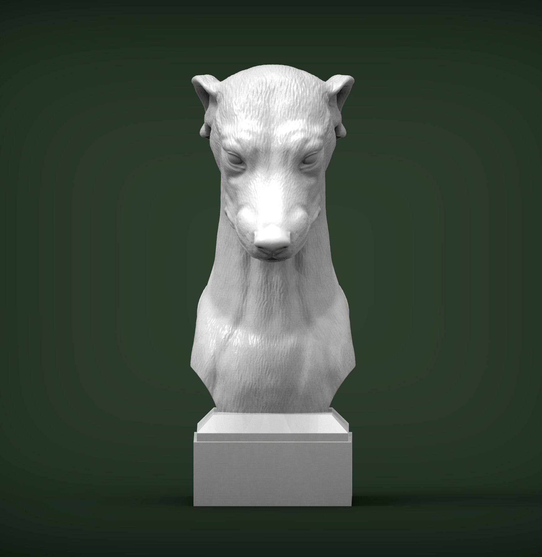 greyhound dog 3D print model 3D print model_1