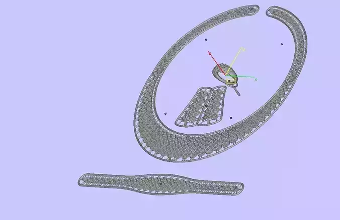 Wedding set for project  machine