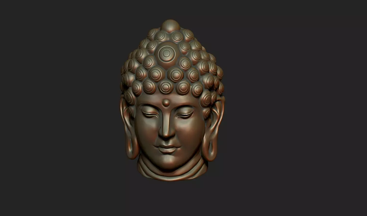 Buddha home decoration 3D print model_0