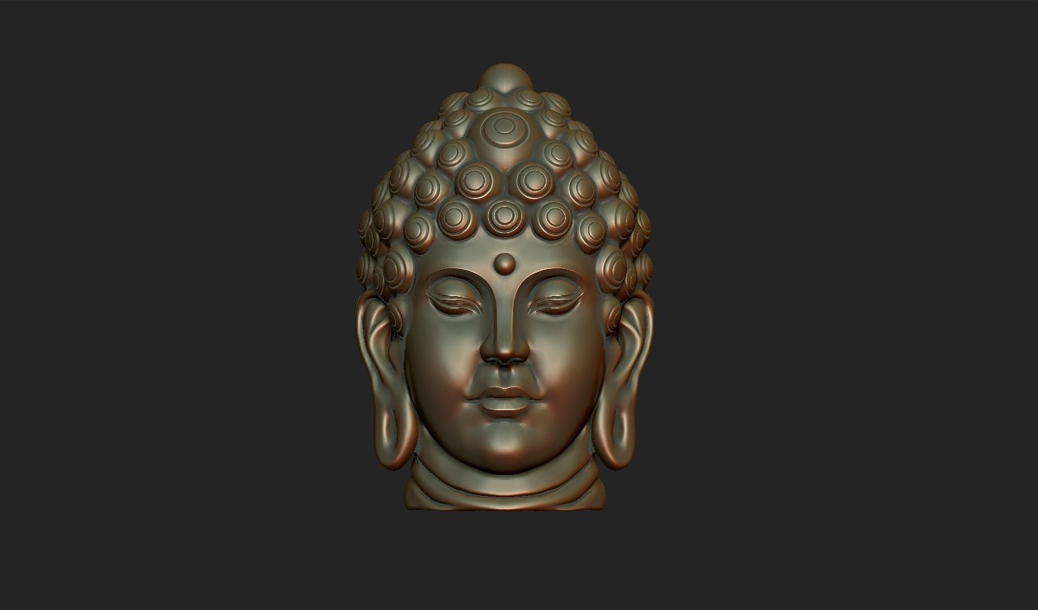 Buddha home decoration 3D print model_1