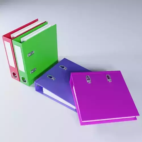Segregator three colorful binders