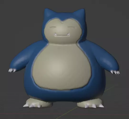 Snorlax  3D print model_0