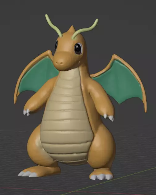Dragonite  3D print model_0