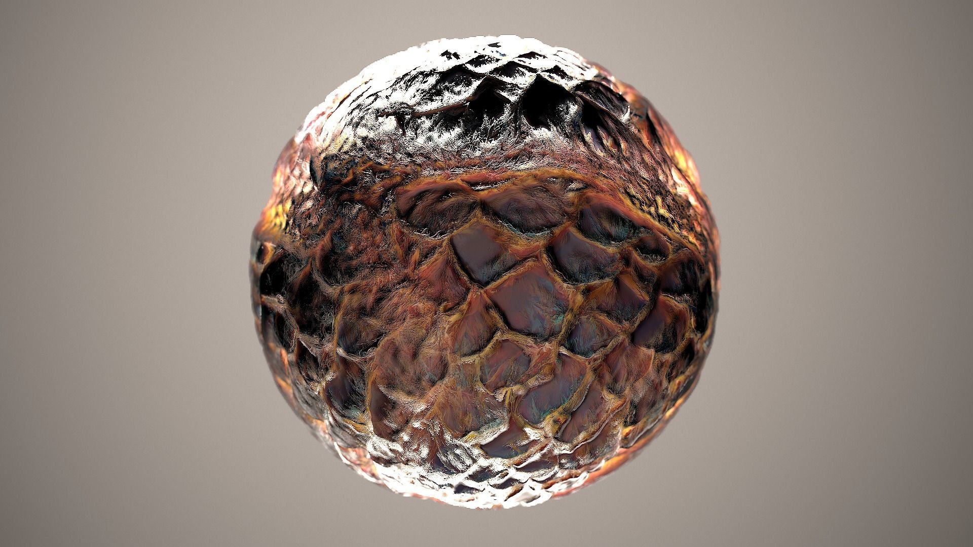 10 Materials Skin Dragon Seamless PBR Volume 14 Texture_1