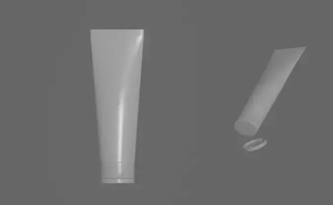 Cream Bottle 3D model