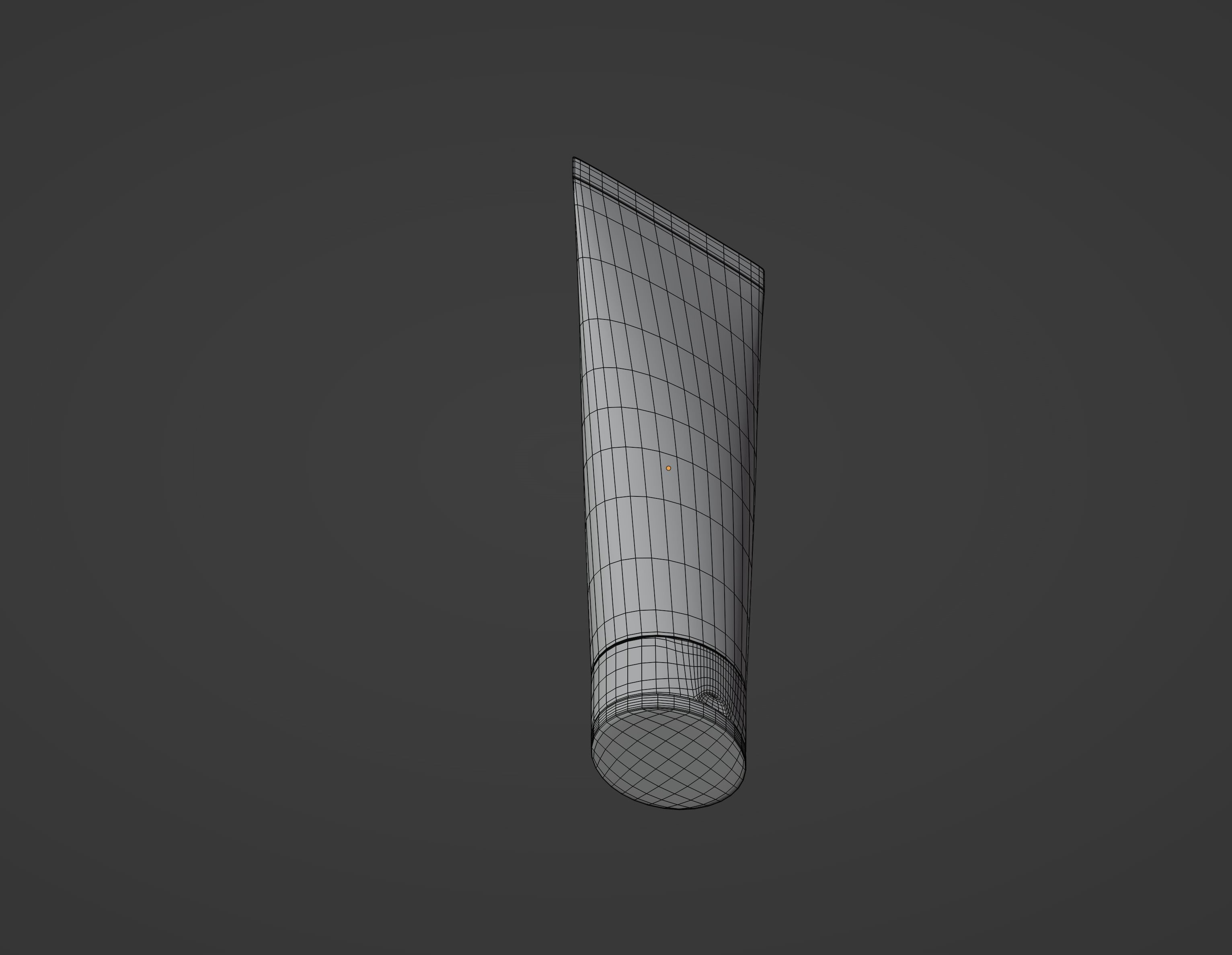 Cream Bottle 3D model_9