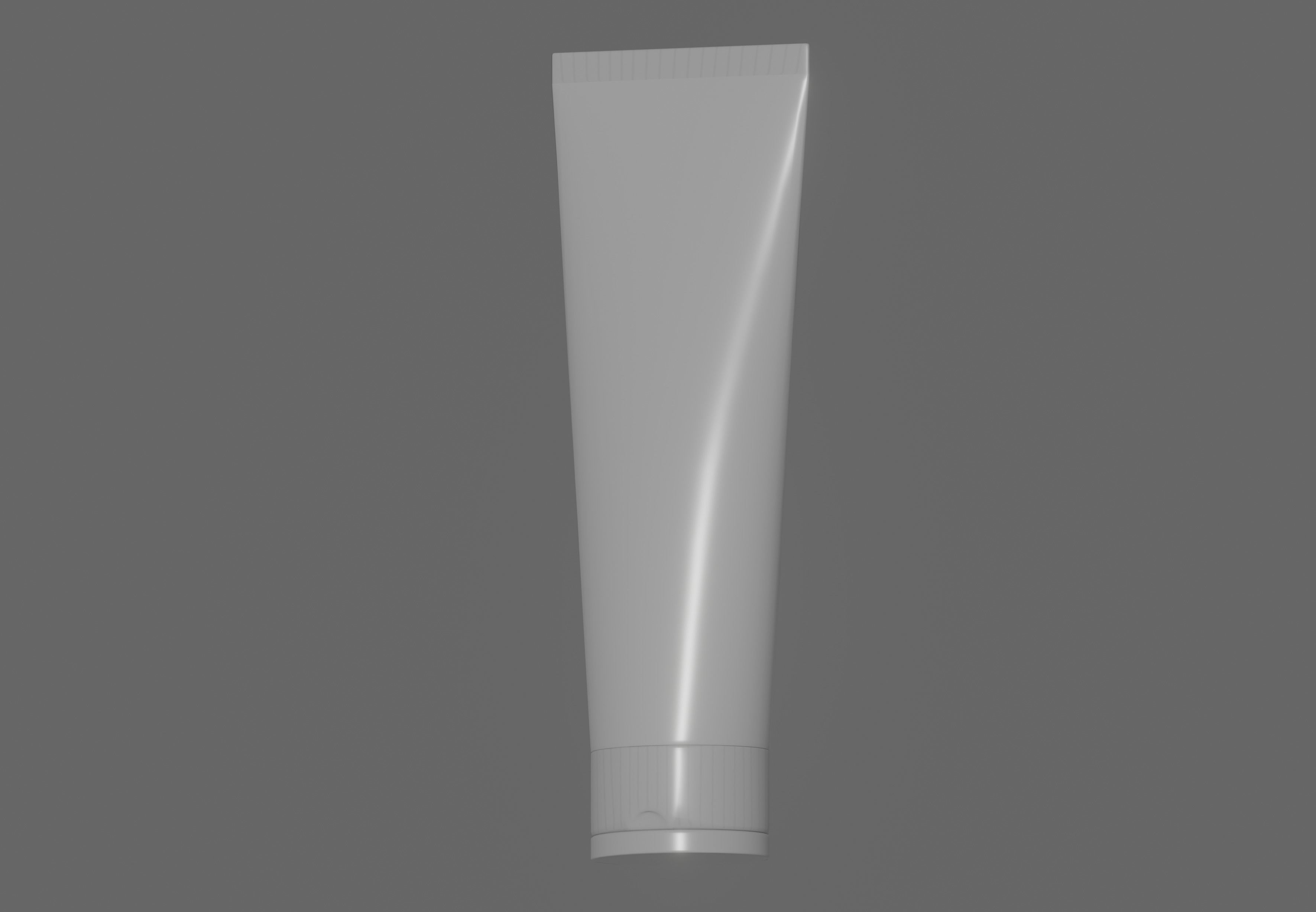 Cream Bottle 3D model_2