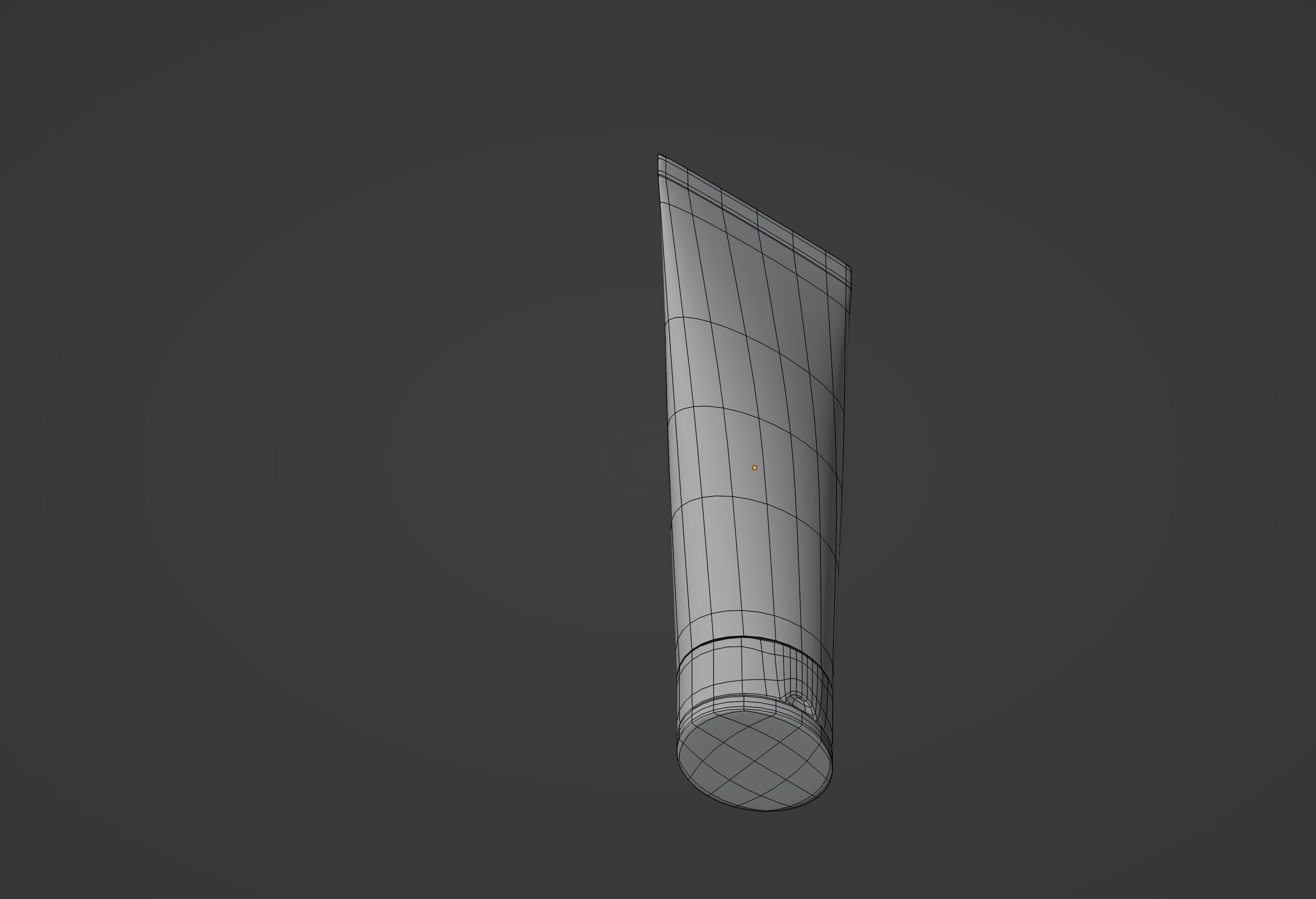 Cream Bottle 3D model_8