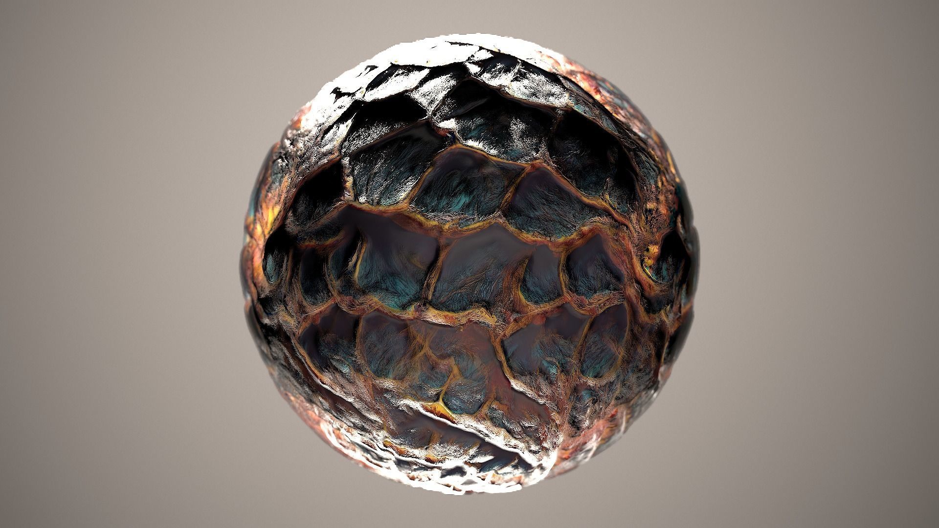 10 Materials Skin Dragon Seamless PBR Volume 15 Texture_9