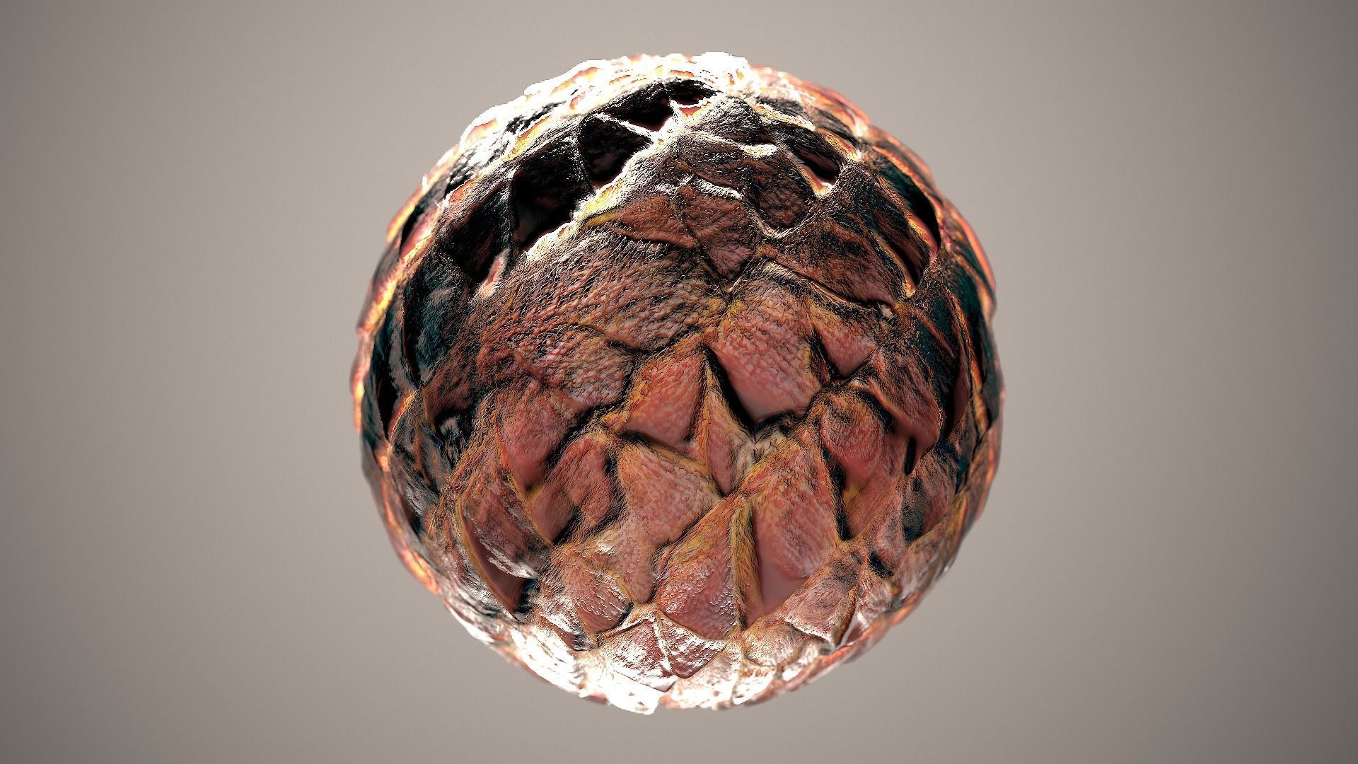 10 Materials Skin Dragon Seamless PBR Volume 15 Texture_8