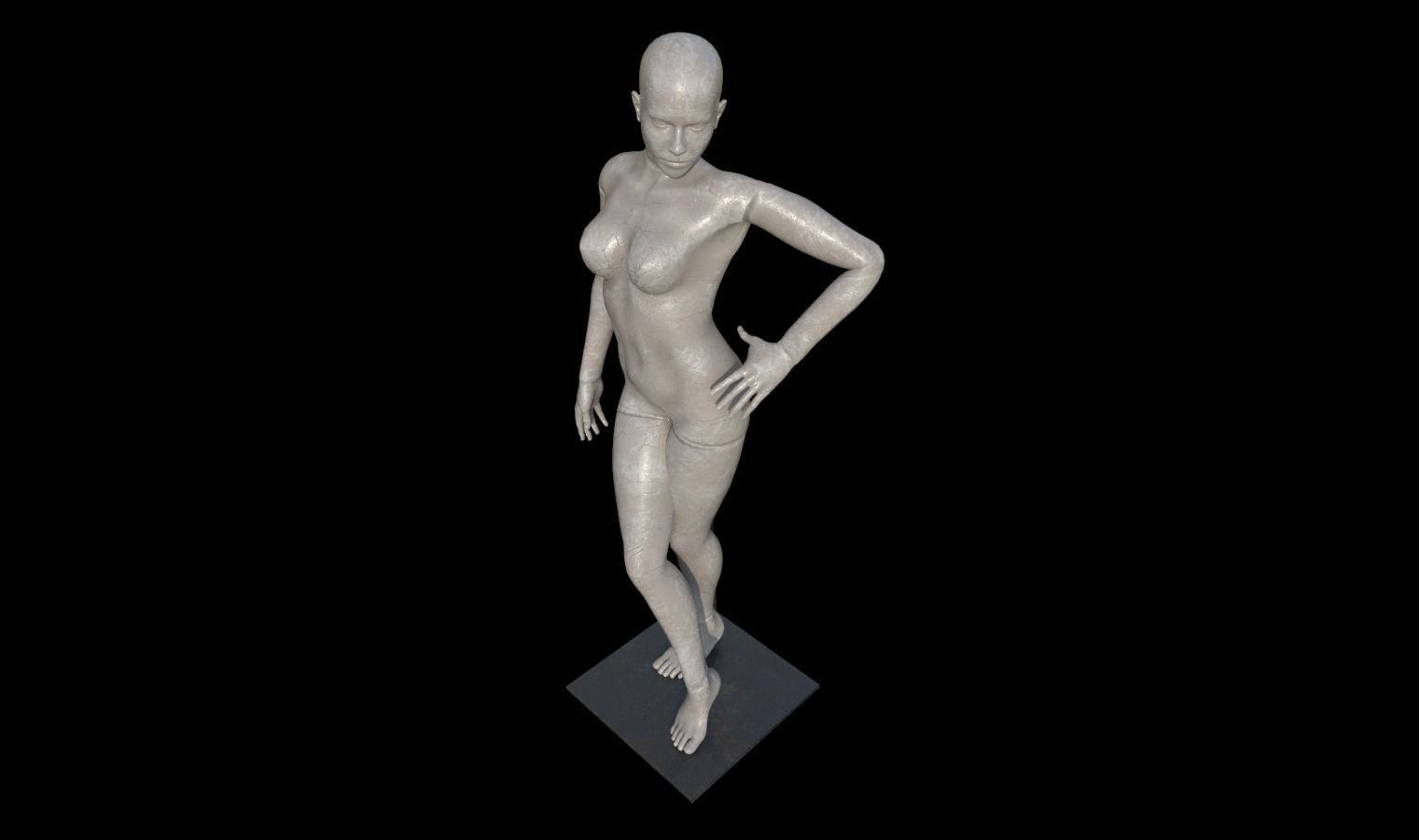 Mannequins Pack Low-poly 3D model_16