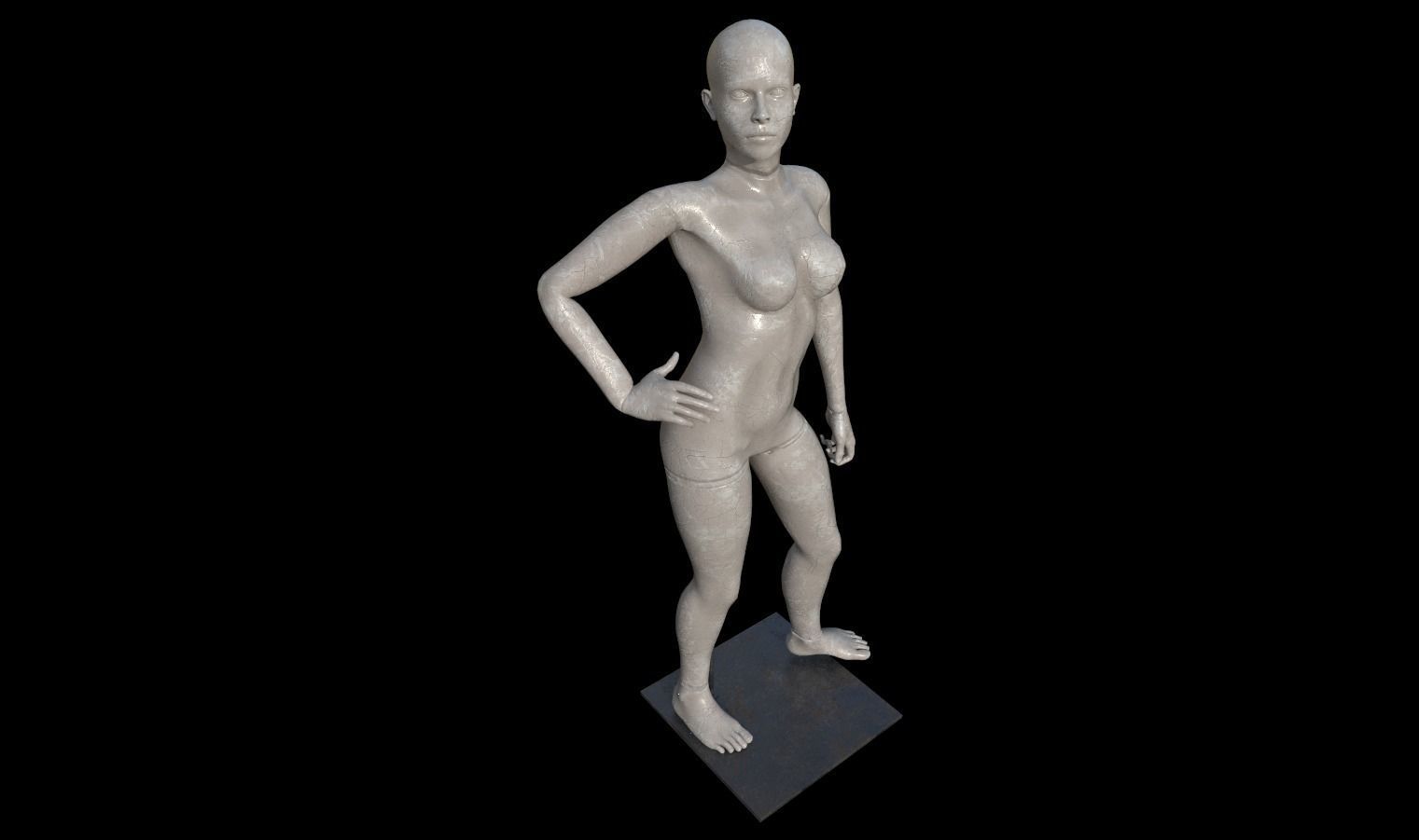 Mannequins Pack Low-poly 3D model_14
