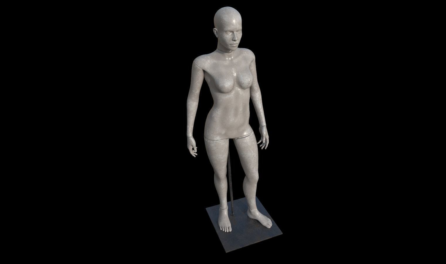 Mannequins Pack Low-poly 3D model_12