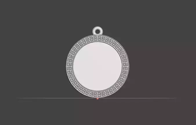 Meander Greek Key Bezel for Jewelry 3D print model