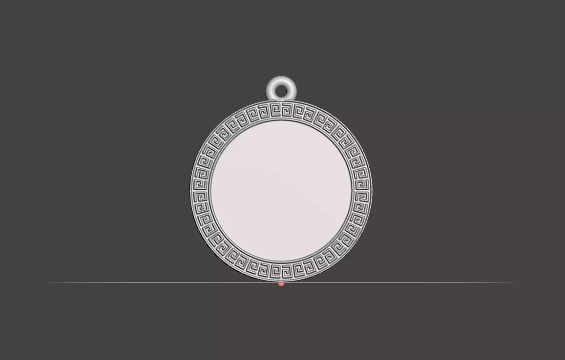 Meander Greek Key Bezel for Jewelry 3D print model