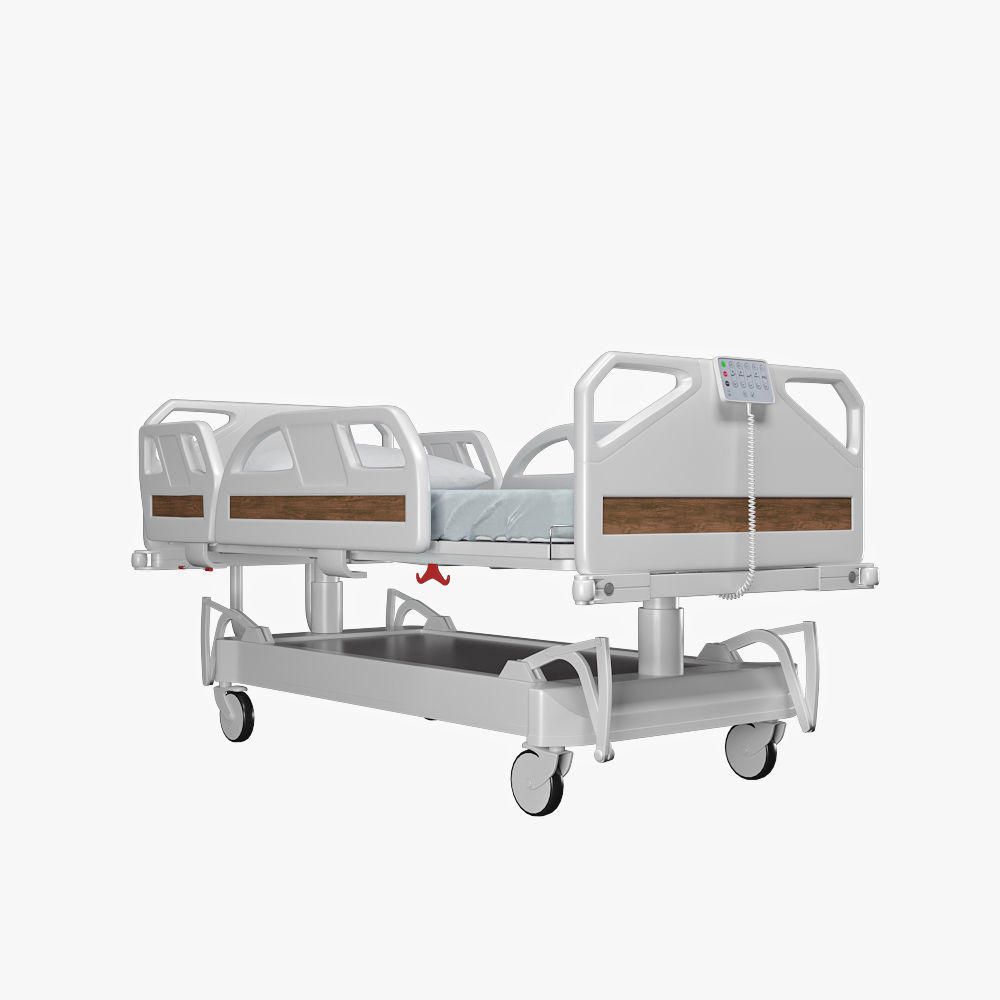 Hospital bed  3D model_1