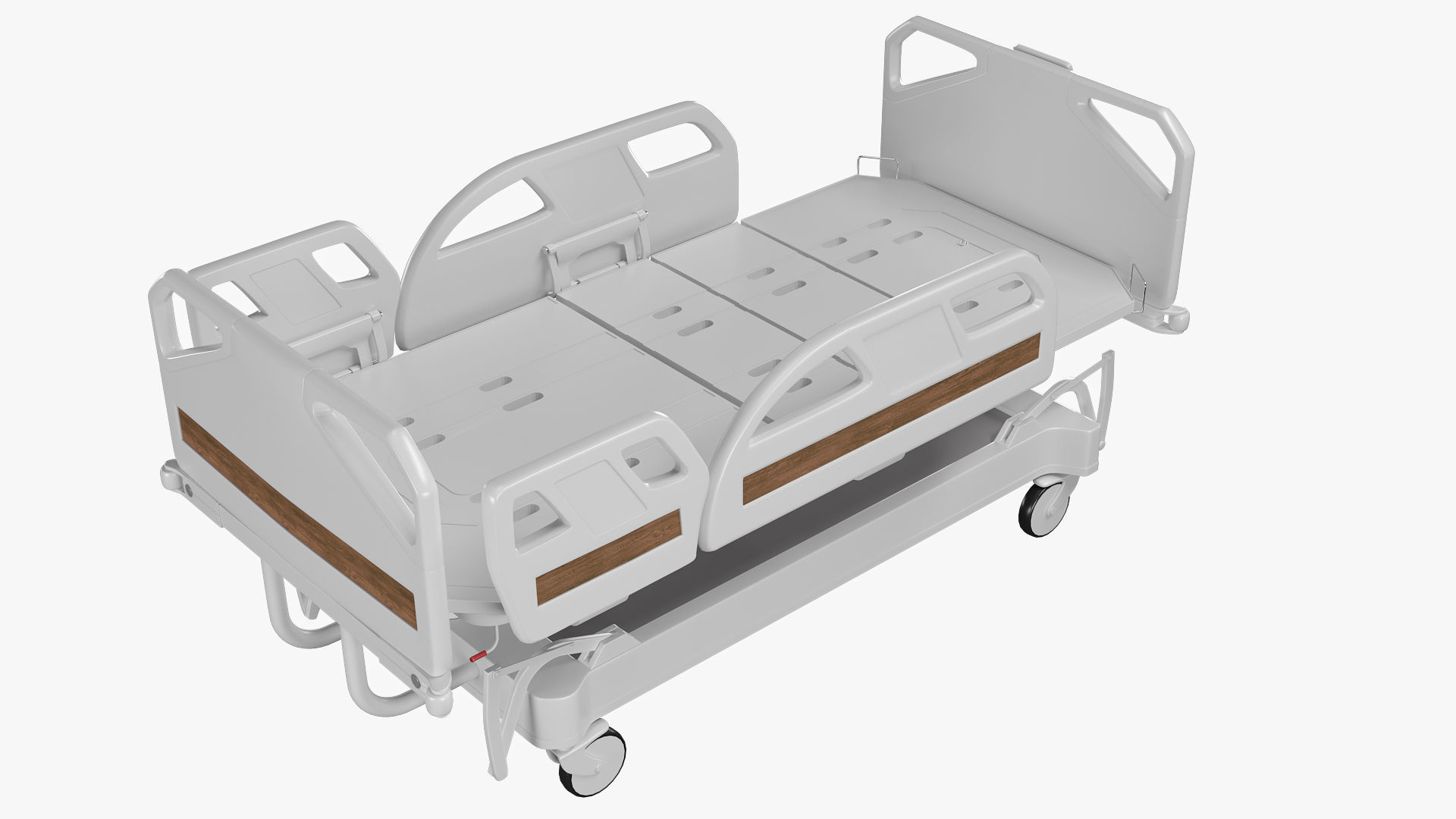 Hospital bed  3D model_5