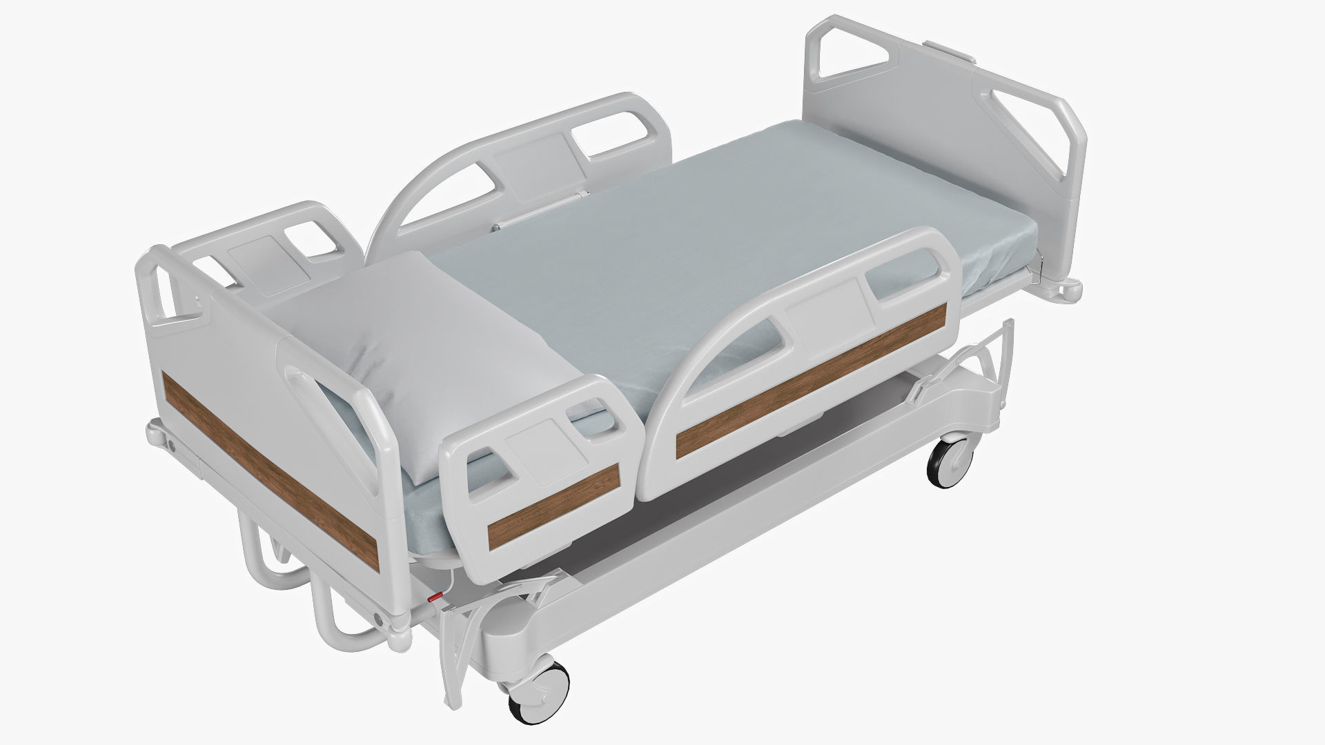 Hospital bed  3D model_6