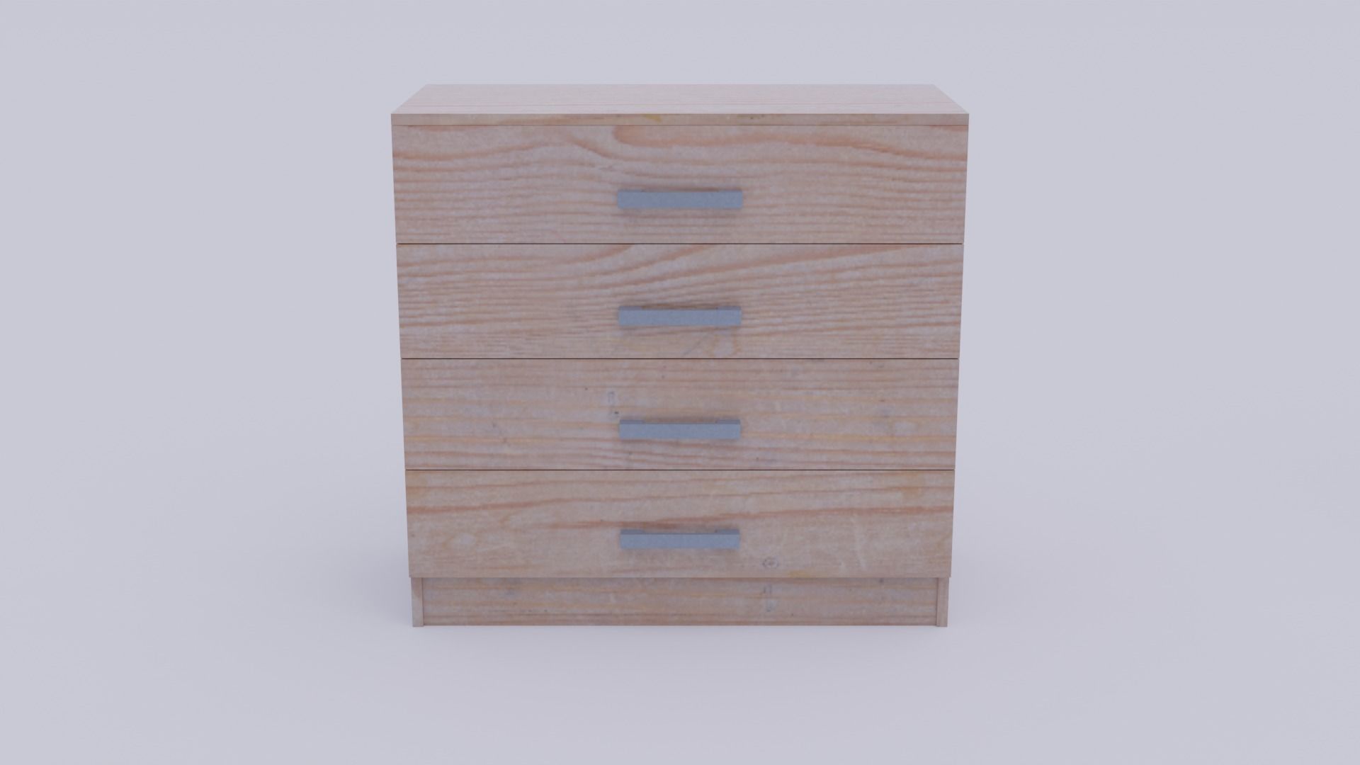 Drawers - Low-poly PBR chest of Low-poly 3D model_2