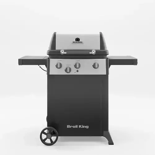 Gem Barbecue and Grill 3D Model Low-poly 3D model