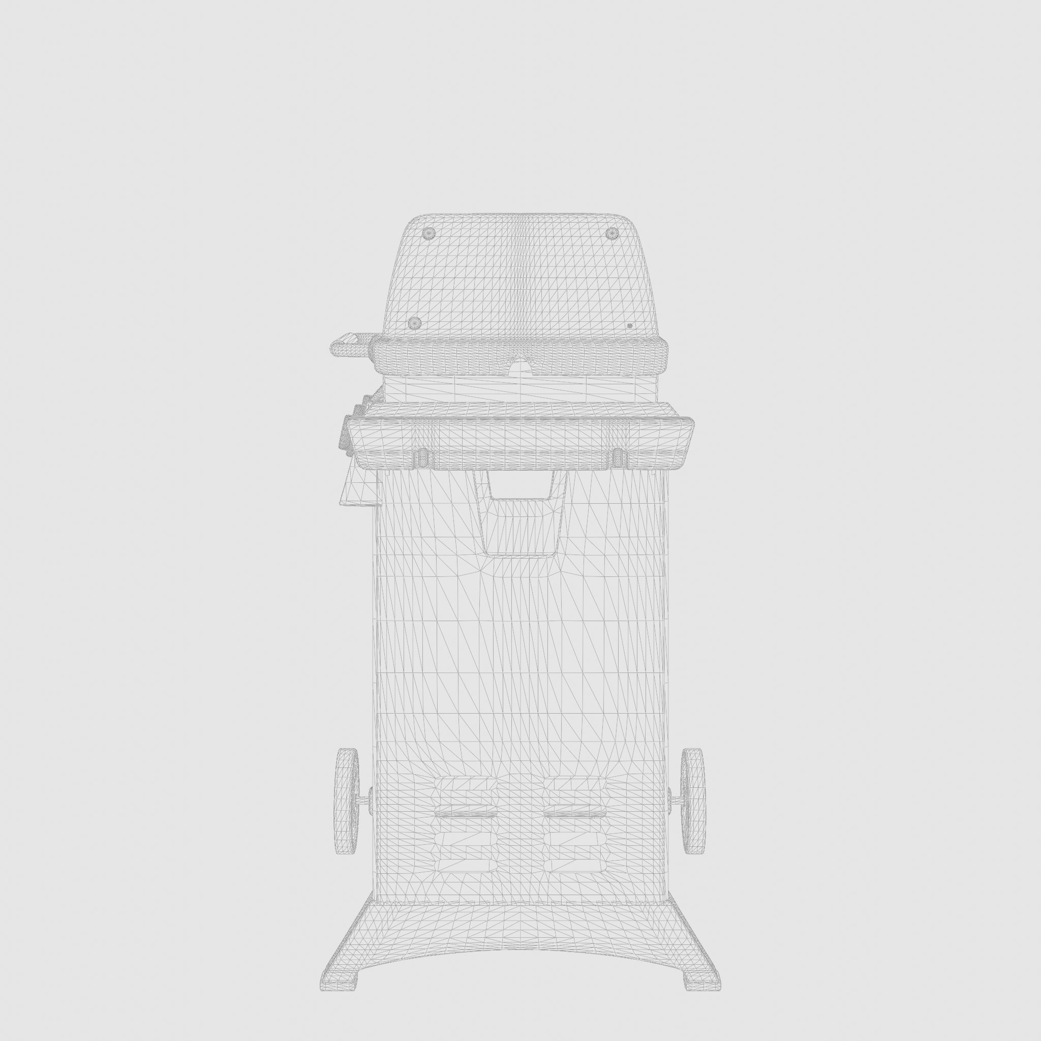 Gem Barbecue and Grill 3D Model Low-poly 3D model_6
