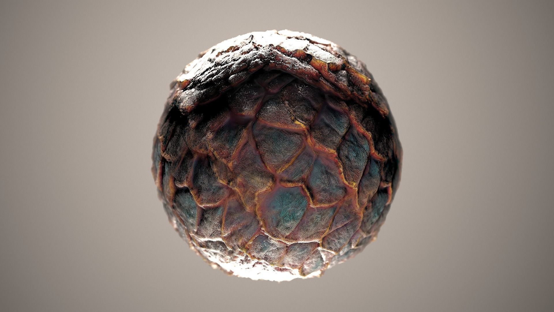 10 Materials Skin Dragon Seamless PBR Volume 17 Texture_1