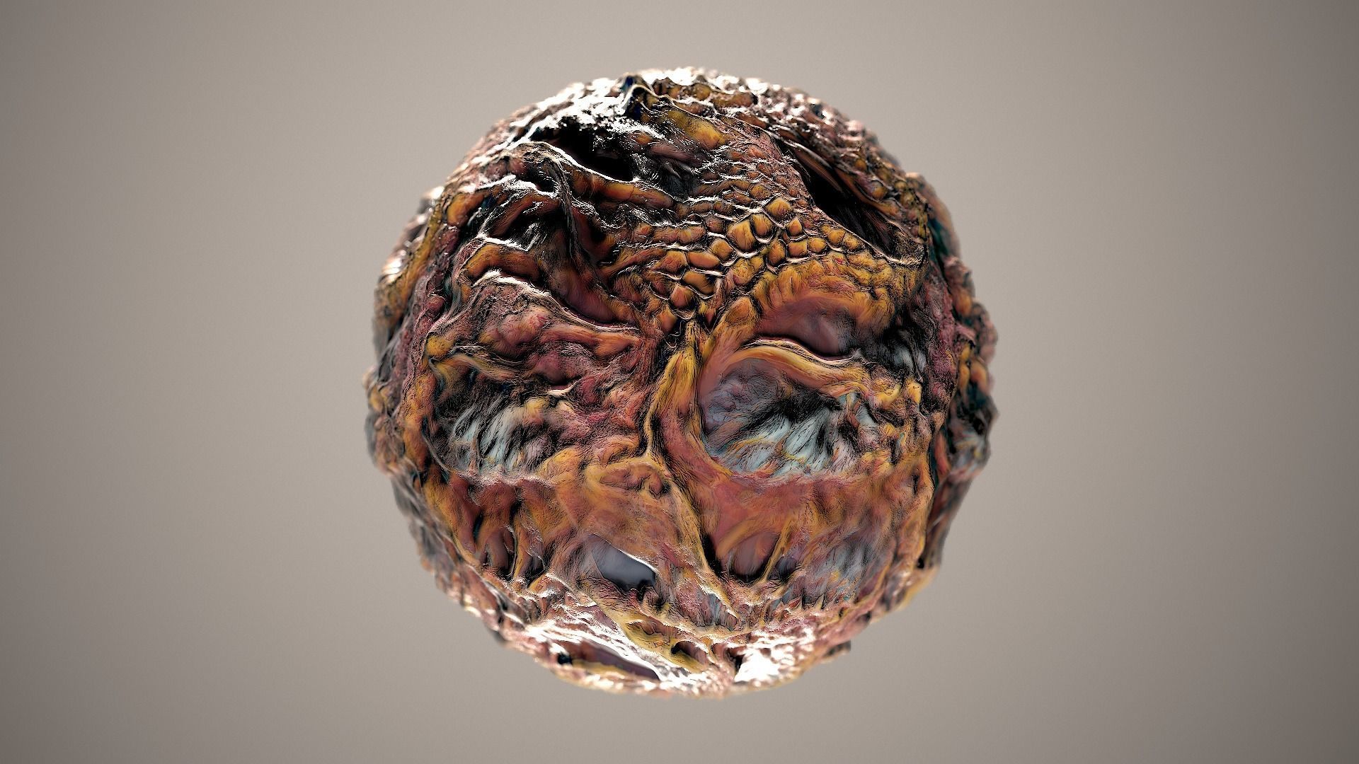 10 Materials Skin Dragon Seamless PBR Volume 17 Texture_10