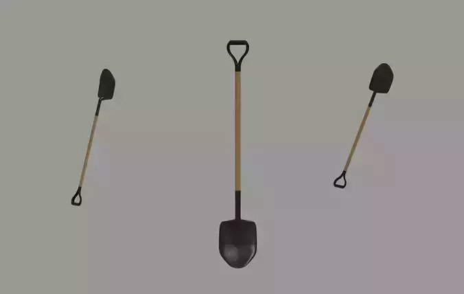 Hand Shovel 3D model