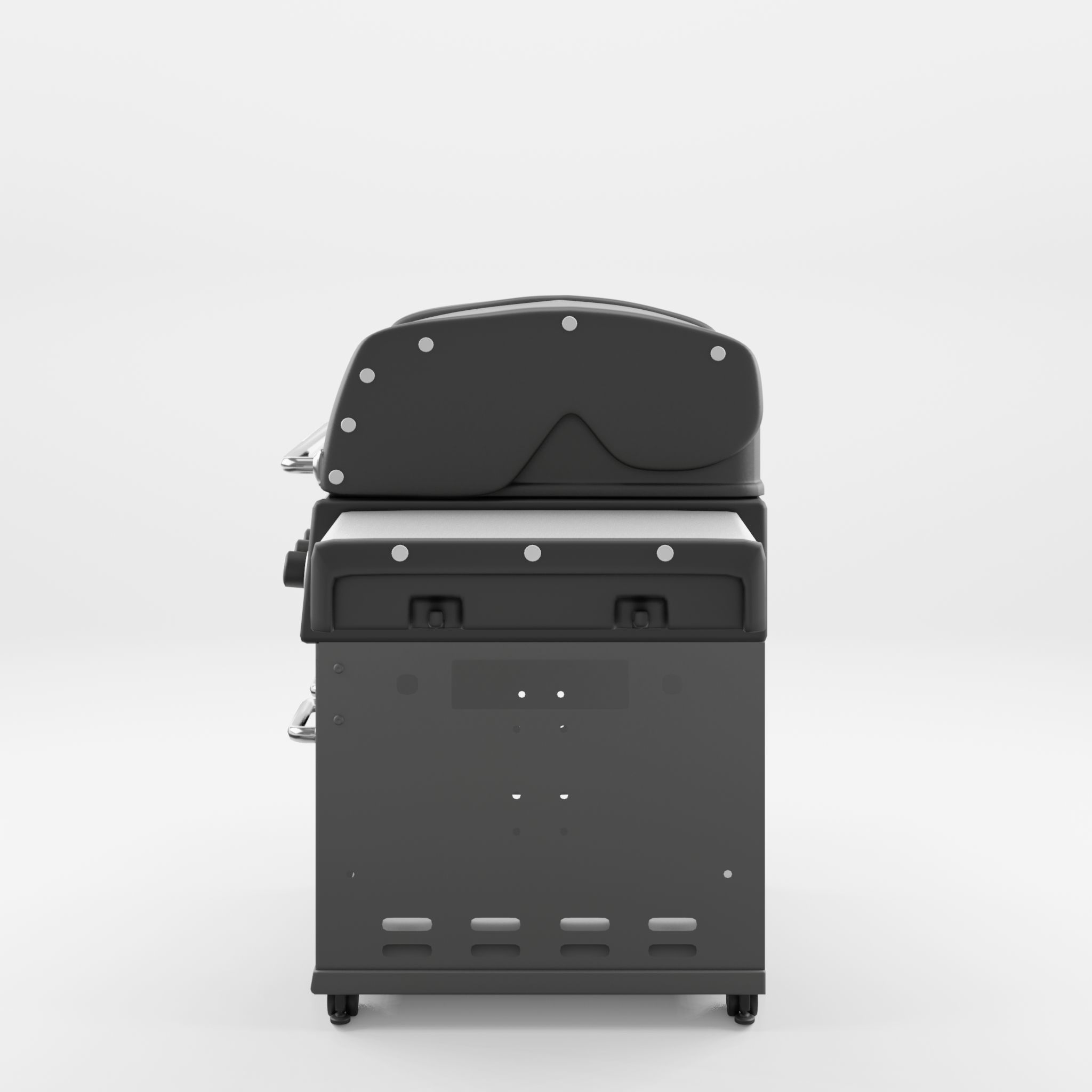 Baron Barbecue and Grill 3D Model Low-poly 3D model_3