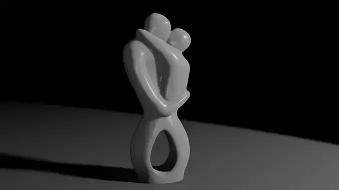 Embracing Couple Figurine